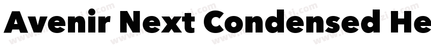 Avenir Next Condensed Heavy字体转换